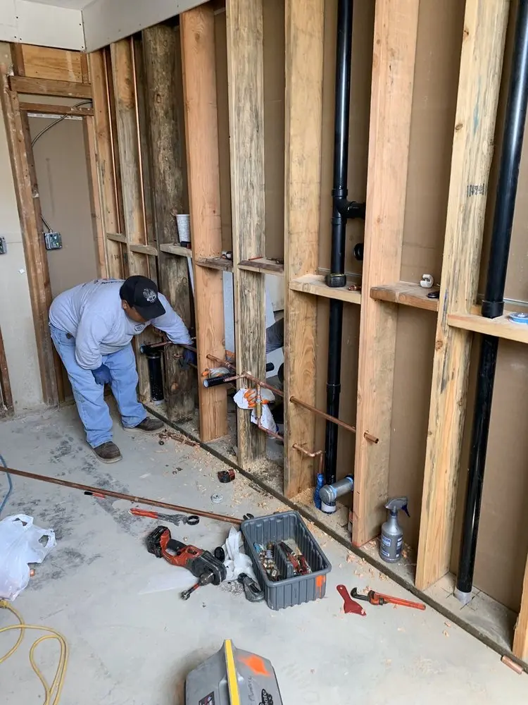 Commercial rough-in plumbing for Gas Line Repair in El Tivoli Place